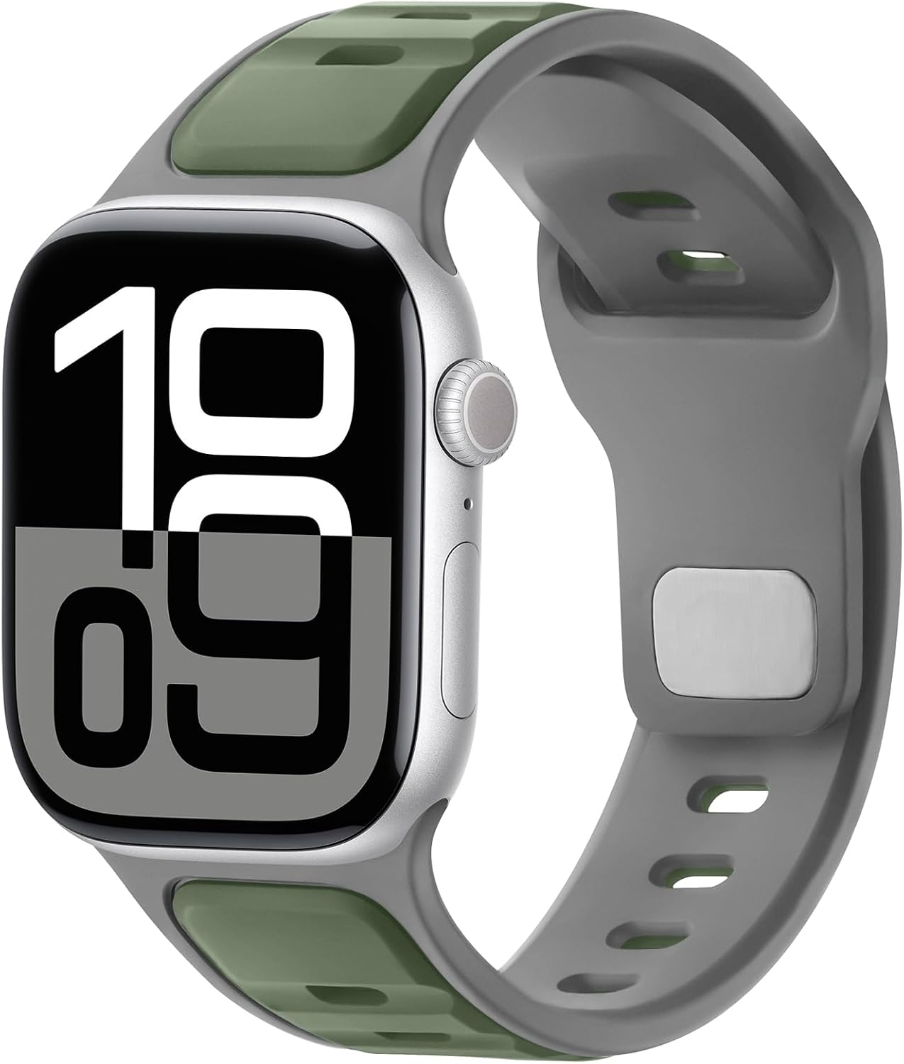 Detalle de Anlinser Sport Straps for Apple Watch Ultra & Series (42–49mm) – Light Green
