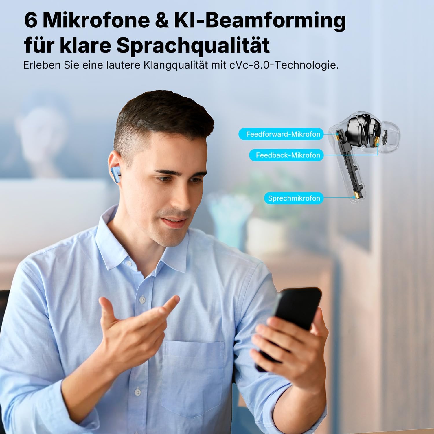 Thumbnail 6 de EarFun Air Pro 4+: Kompaktheit trifft High-Res Klang und Hybrid-ANC