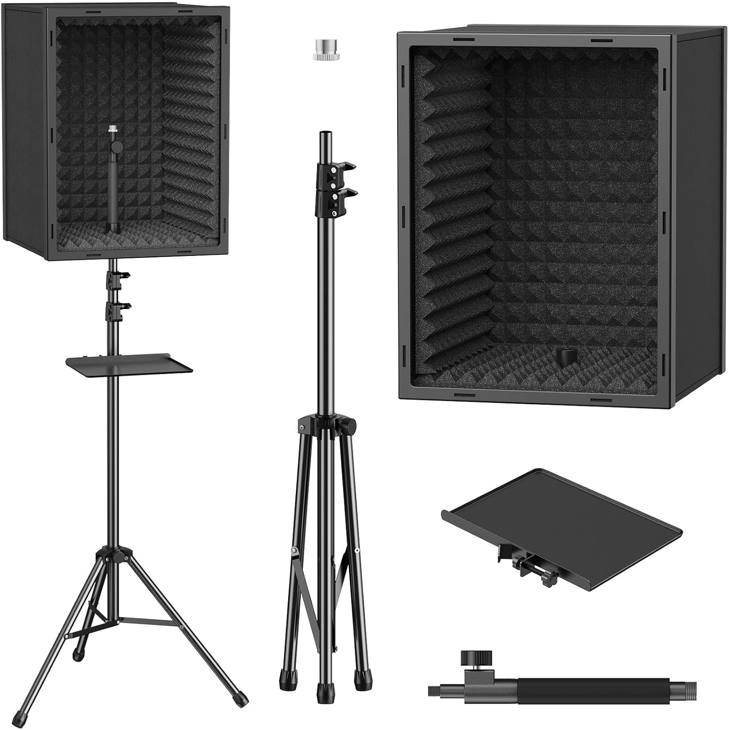 Detalle de TONOR 24363 Vocal Booth Microphone Isolation Shield, adjustable to 1.9 m