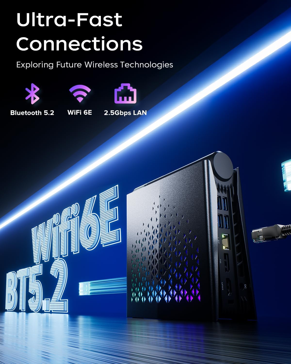Thumbnail 6 de ACEMAGICIAN S3A Mini PC Windows 11 Pro with Ryzen 7 H255 and Radeon 780M