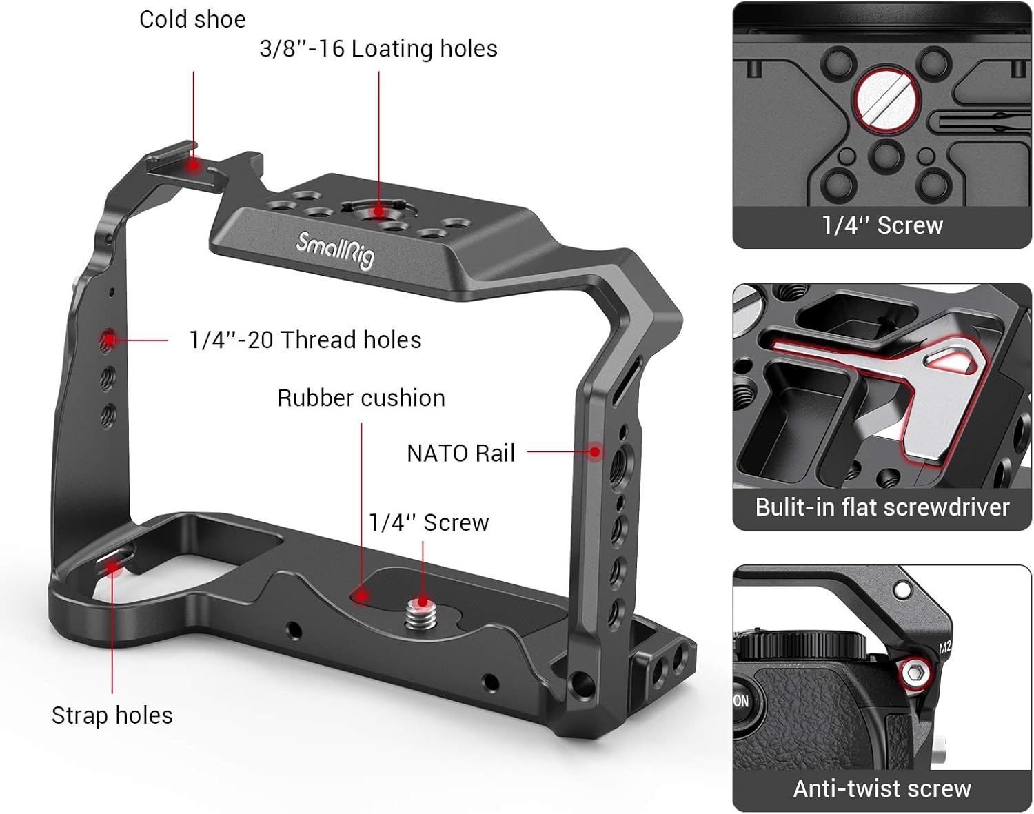 Thumbnail 1 de SMALLRIG 2983 cage for Panasonic S5