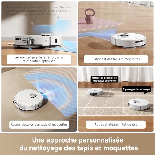 Thumbnail 7 de dreame L40 Ultra AE Robot Aspirateur : aspiration de 19 000 Pa et nettoyage automatisé pour chiens et chats
