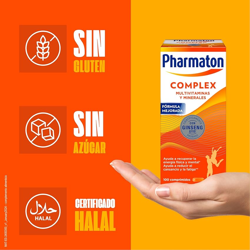Thumbnail 3 de Pharmaton Complex G115 - Multivitamínico con Ginseng 💊