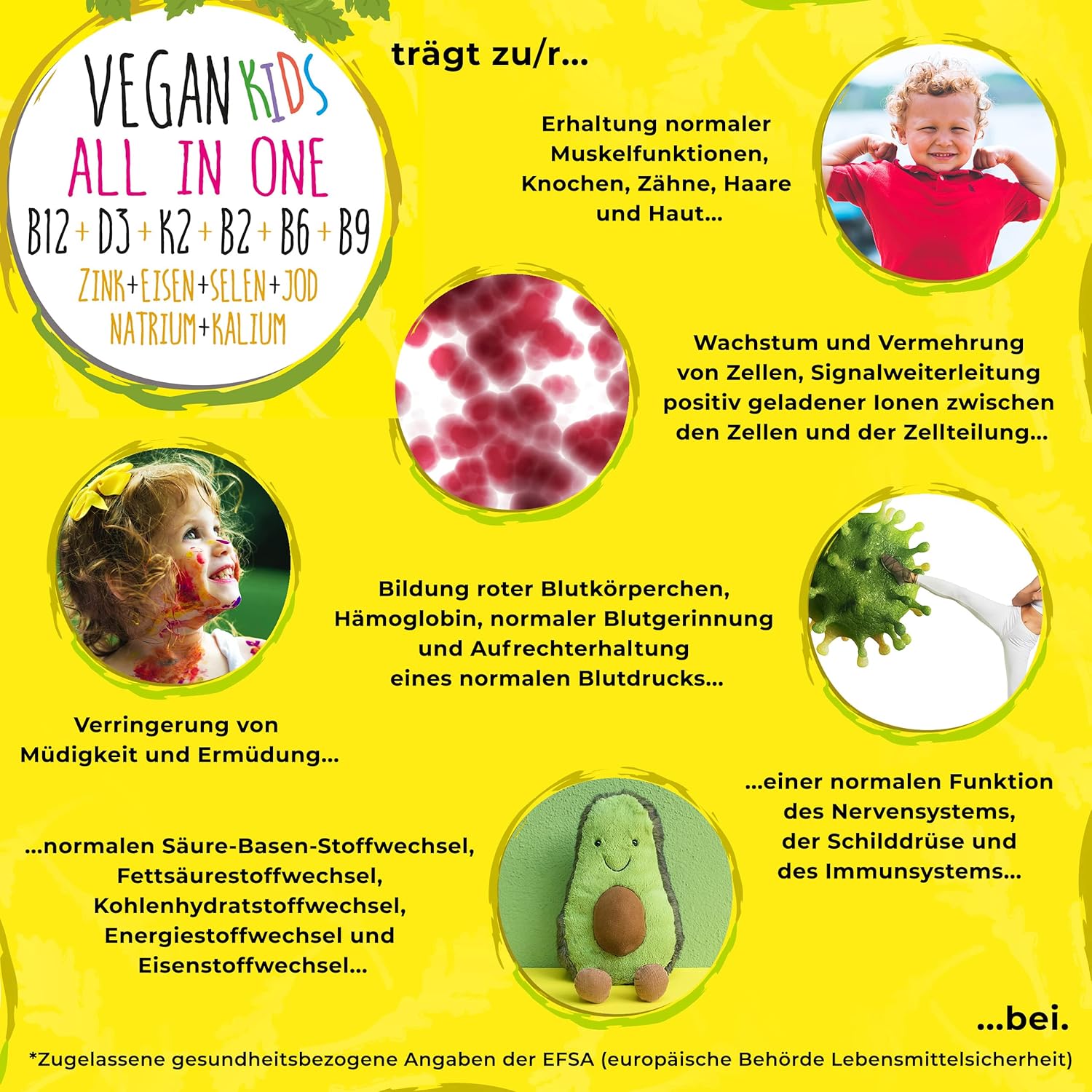 Thumbnail 3 de Vegan Kids All-in-One Multivitamin-Komplex für Kinder (120 Kapseln)