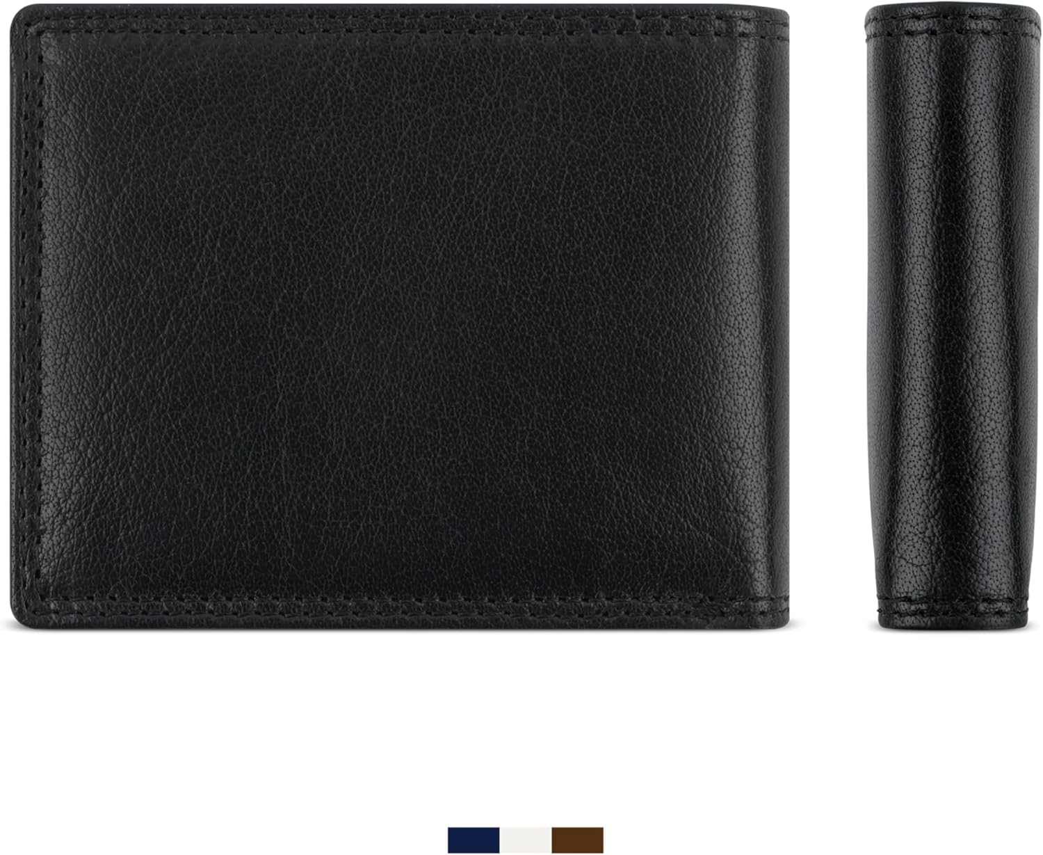 Thumbnail 2 de Bugatti Savona Portefeuille homme en cuir de buffle tanné végétal avec blocage RFID – noir