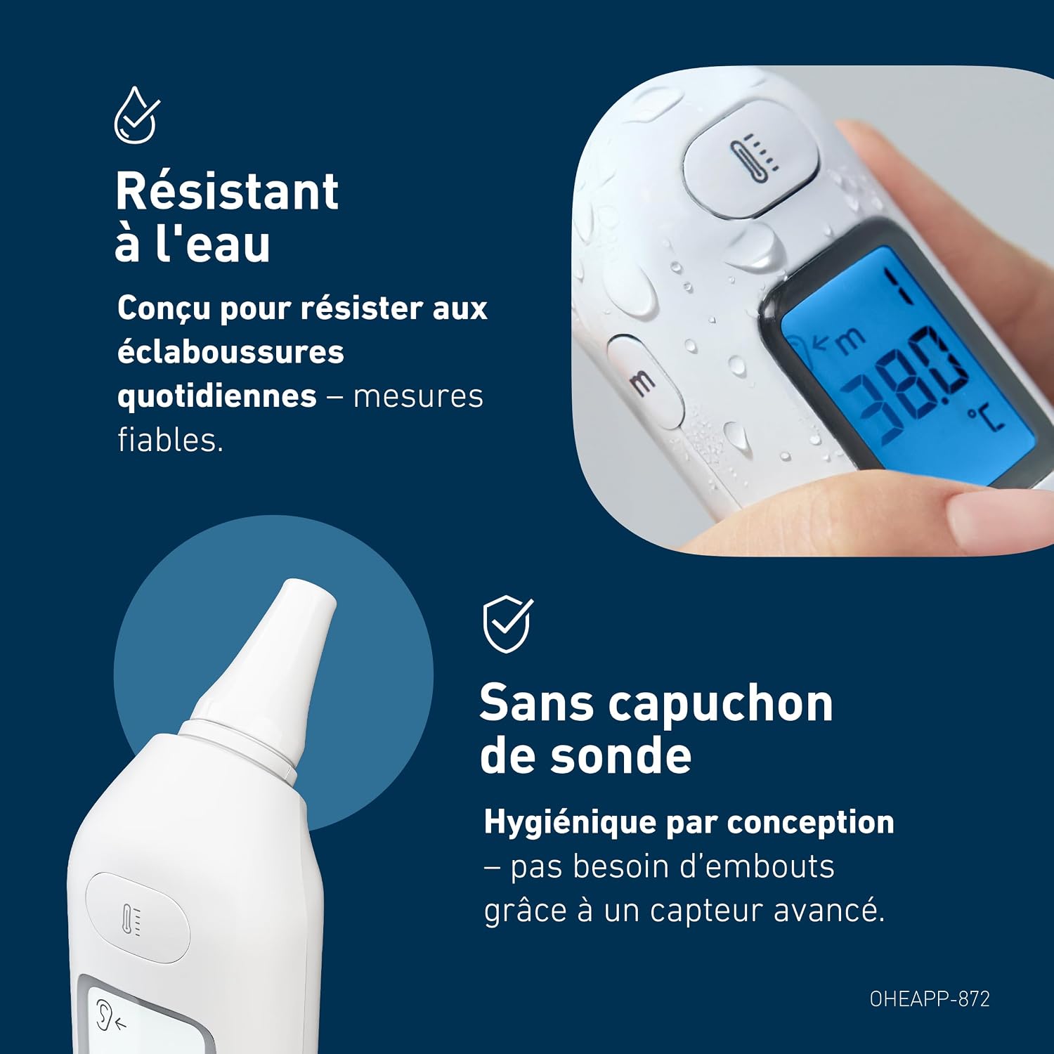 Thumbnail 5 de OMRON Gentle Temp 533 thermomètre auriculaire 1s