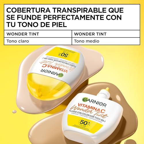 Thumbnail 7 de Garnier Vitamina C Wonder Tint Fluido Todo en 1 BB Cream (Tono Medio) con FPS50+