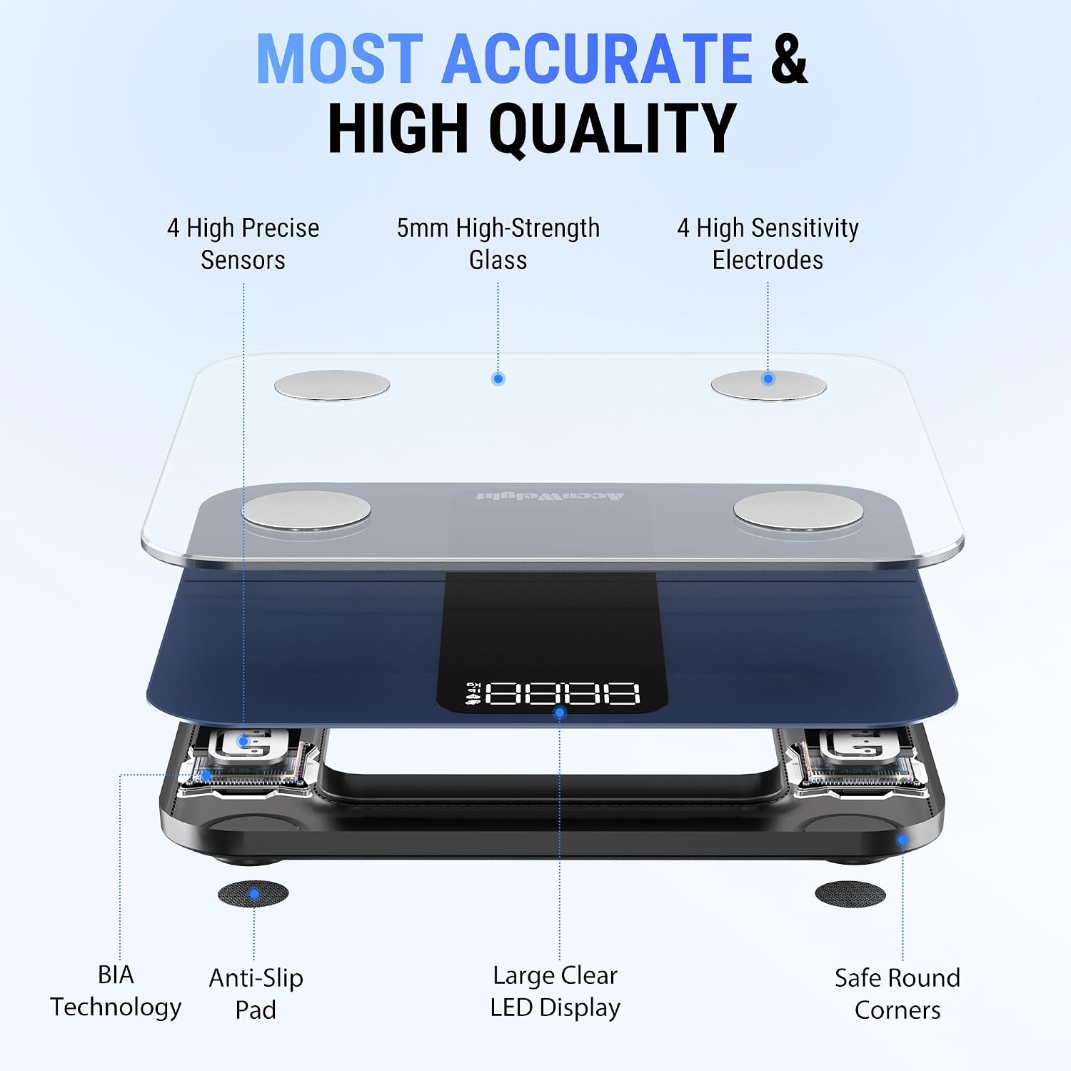 Thumbnail 2 de ACCUWEIGHT Smart Body Fat Scale