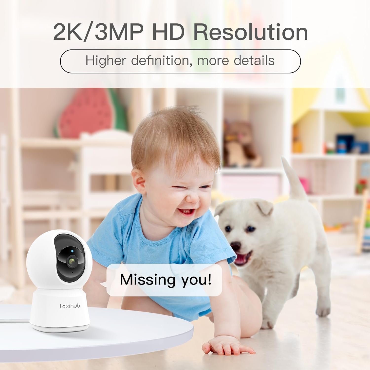 Thumbnail 2 de 2K Wi-Fi Indoor Pet Camera 256GB