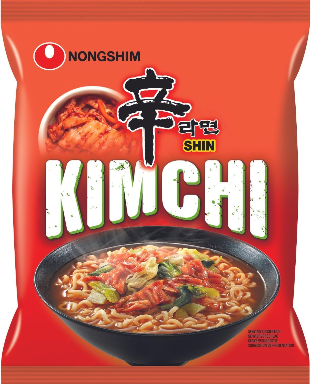 Detalle 1 de NONGSHIM Instant Nudelsuppe Kimchi – 120 g