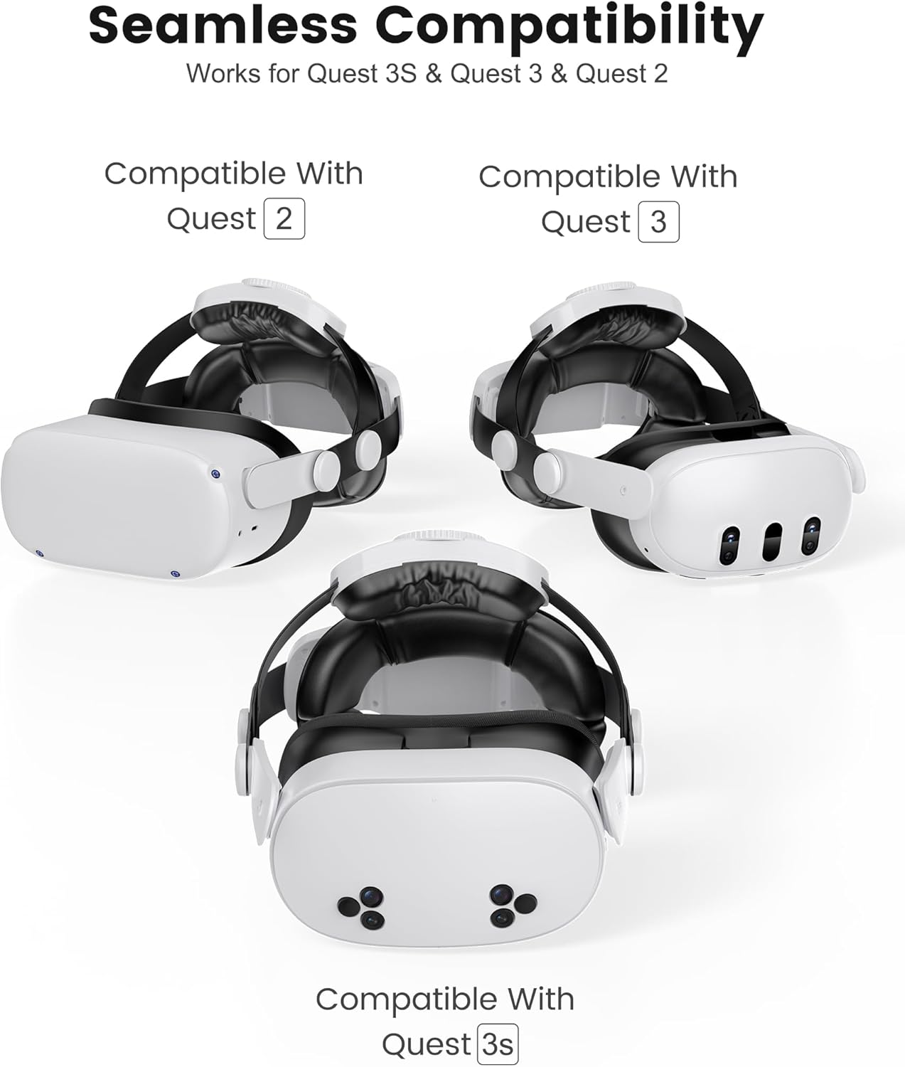 Thumbnail 4 de Kawaye Head Strap for Meta Quest 3S/Quest 2/Quest 3 with Elite Dual Dials