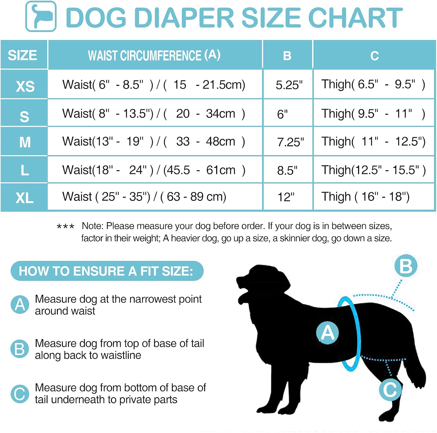 Detalle de Avont Wiederverwendbare Hundewindeln, 3er Pack – Hochsaugfähig, waschbar und umweltfreundlich (Schwarz/Braun/Grau)