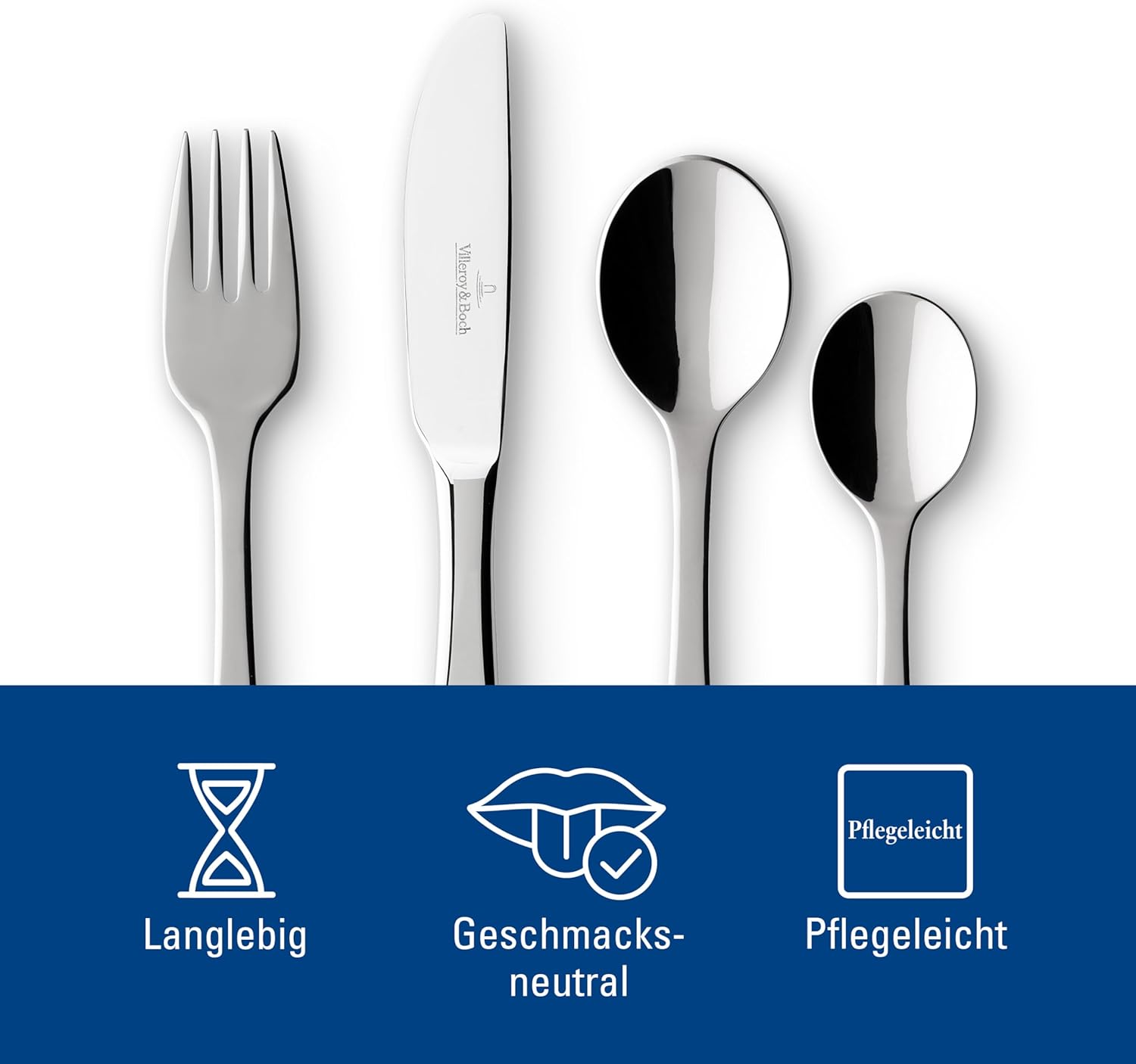 Thumbnail 4 de Villeroy & Boch Kid’s Dining set posate per bambini Teddy (4 pezzi) in acciaio inox argento