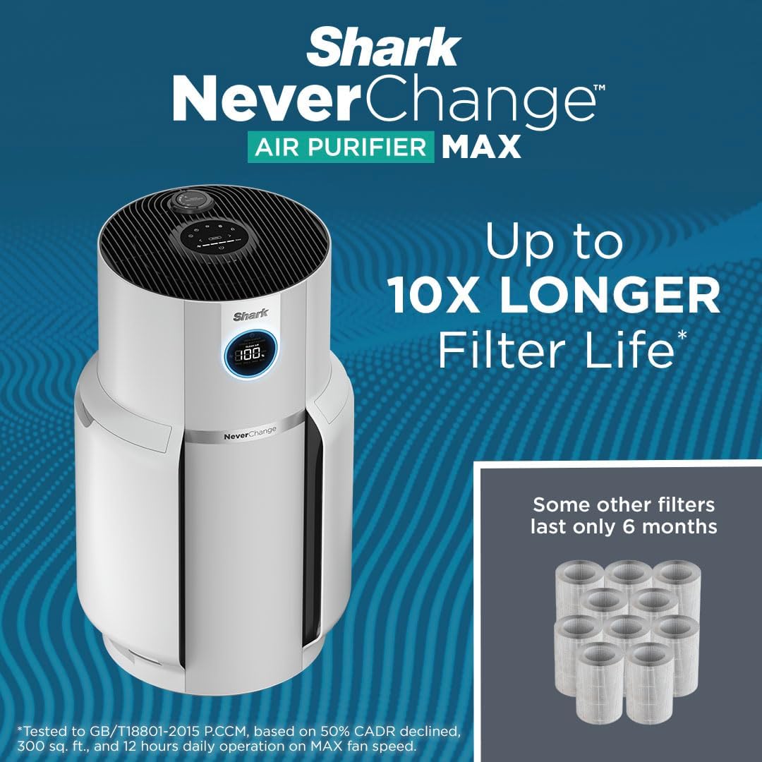 Thumbnail 1 de Shark R-HP302 NeverChange Air Purifier (Certified Refurbished) for up to 1400 sq. ft.