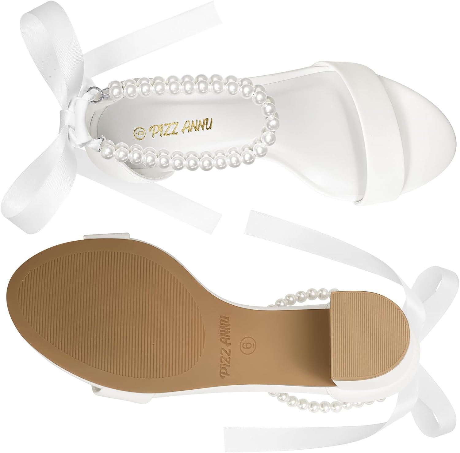 Thumbnail 6 de PIZZ ANNU Women’s 2-Inch Low Block Heel Sandals with Ankle Strap