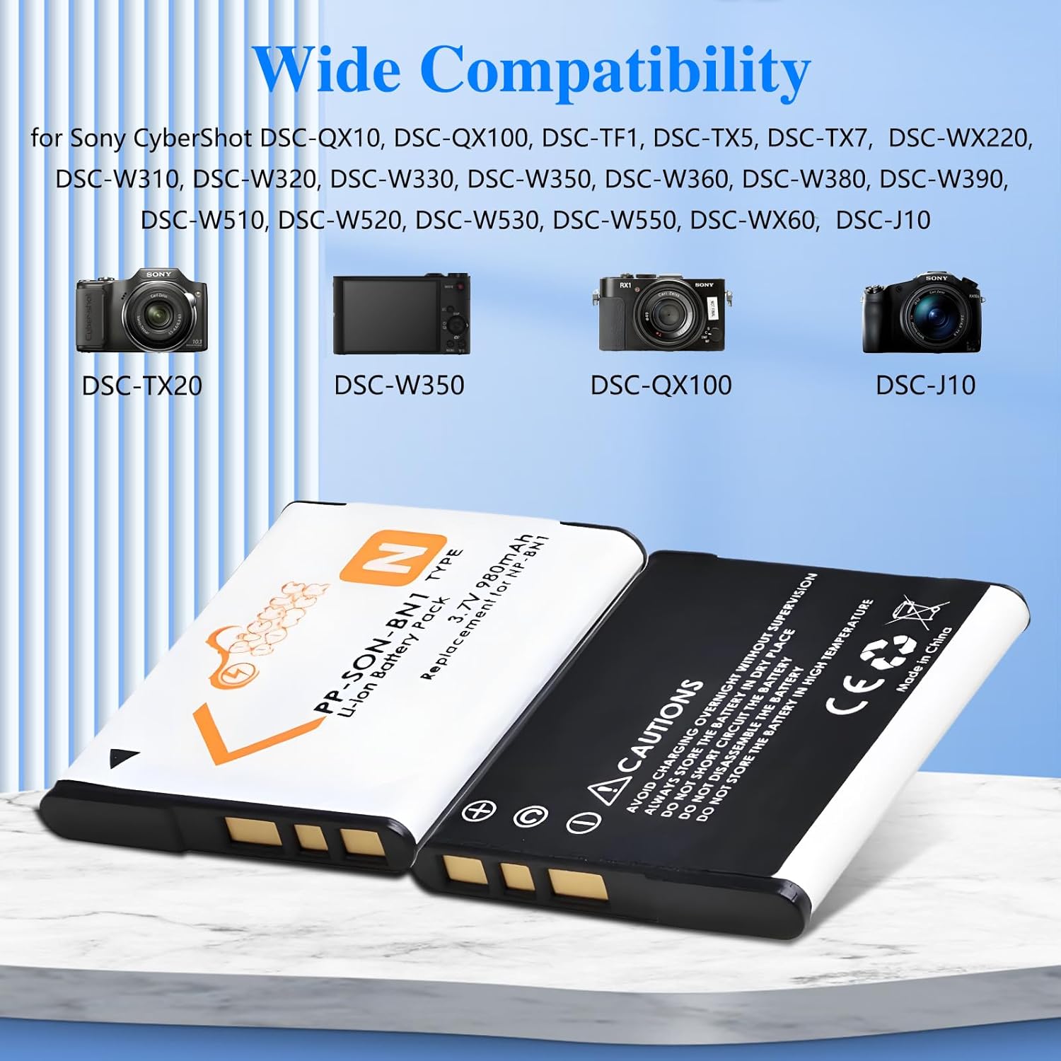 Thumbnail 3 de Pickle Power NP-BN NP-BN1 Dual Battery Charger Kit for Sony Cybershot and WX/W series