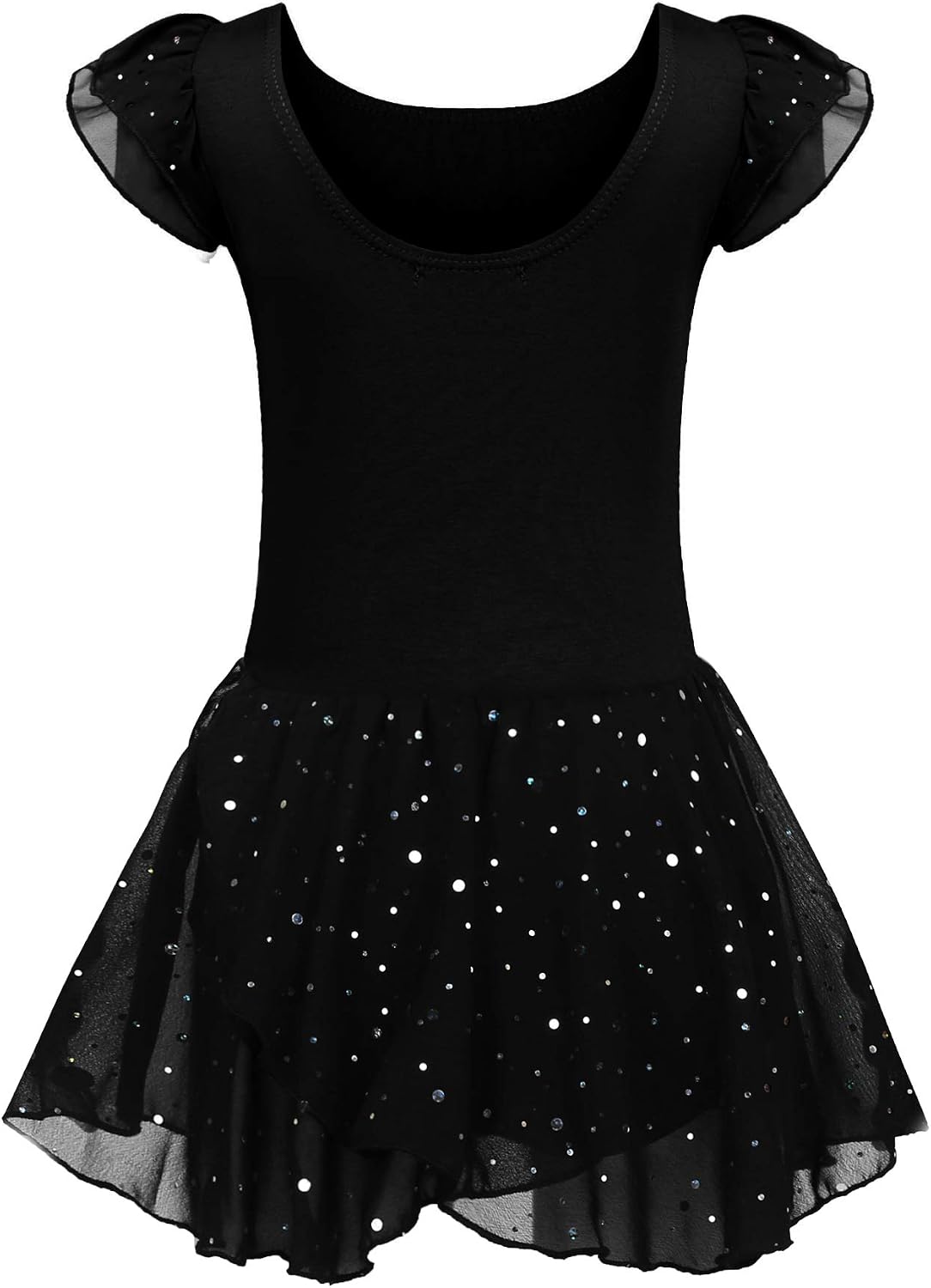 Detalle de Trudge Girls Ballet Dress with Ruffle Sleeve and Chiffon Skirt