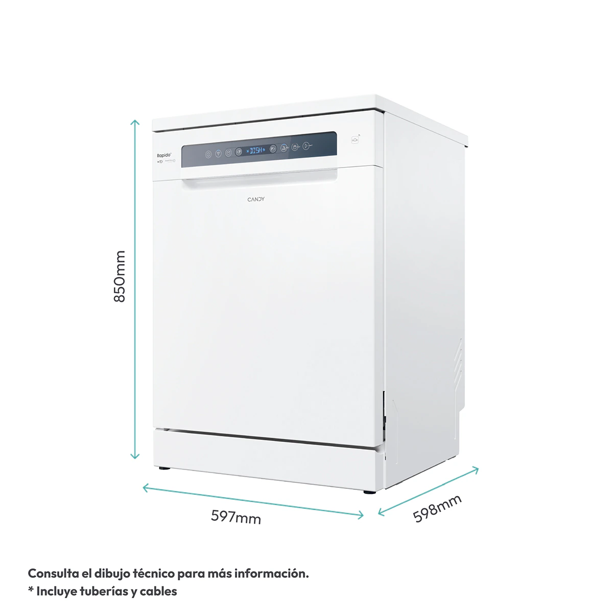 Thumbnail 1 de Candy Lavavajillas 14 servicios 60 cm 📺