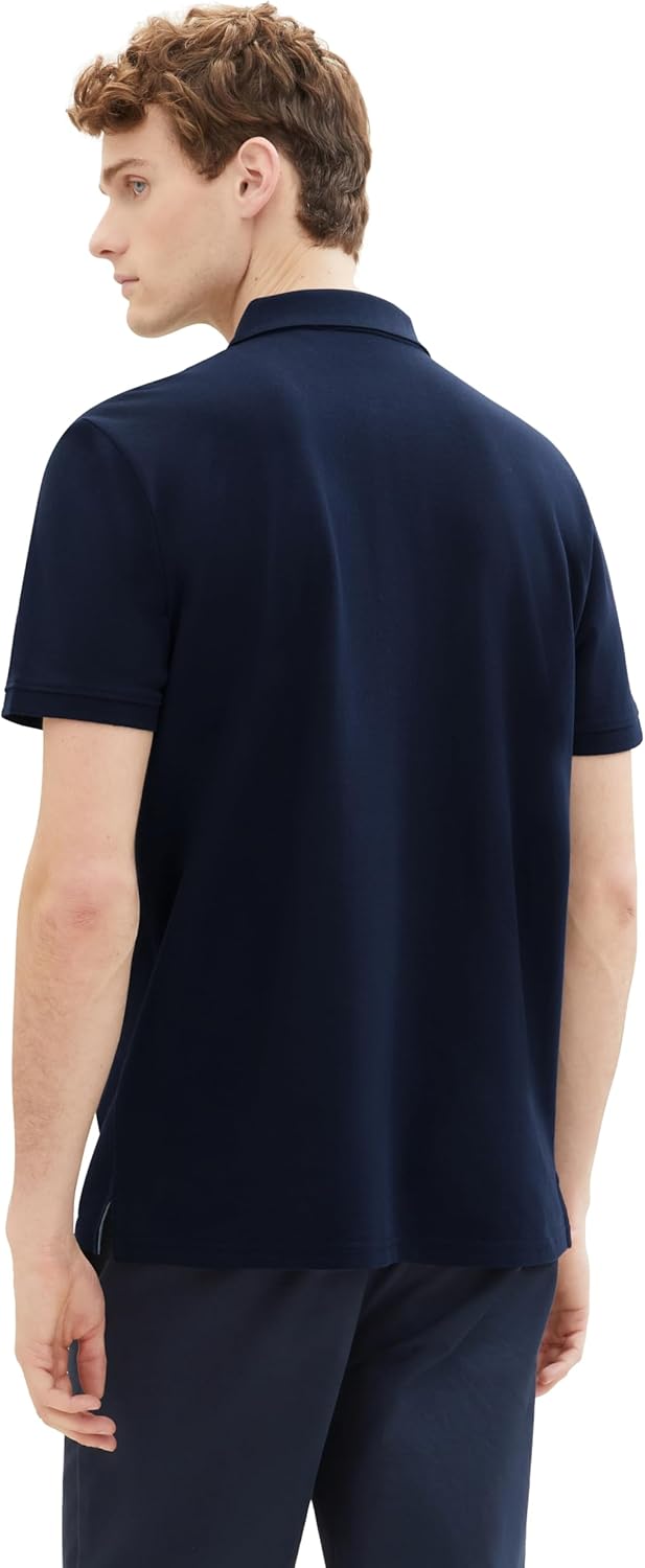Thumbnail 2 de Tom Tailor Herren Piqué Poloshirt aus Baumwolle – Regular Fit, Kurzarm