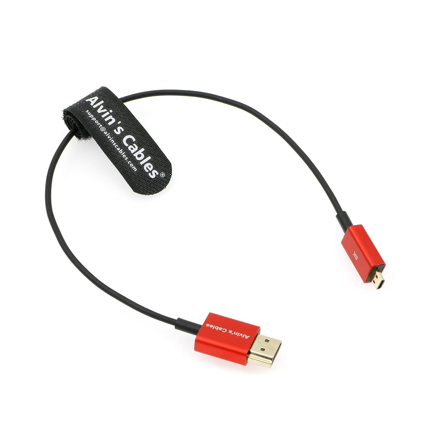 Detalle de Alvin’s Cables 2.1 Micro‑HDMI to HDMI 48Gbps cable