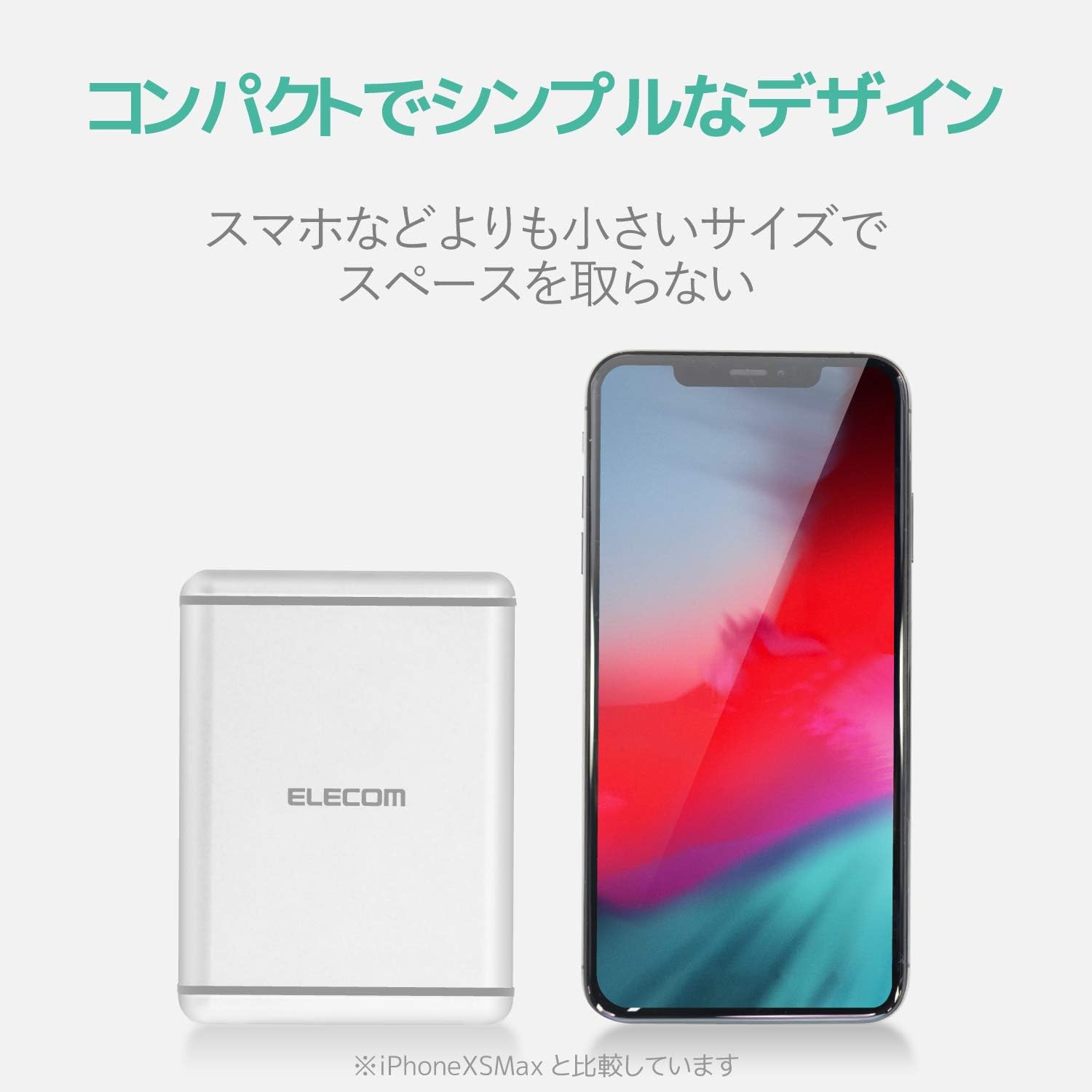 Detalle de エレコム EC-ACD01WH USB充電器 USB-A 6ポート・合計60W ホワイト