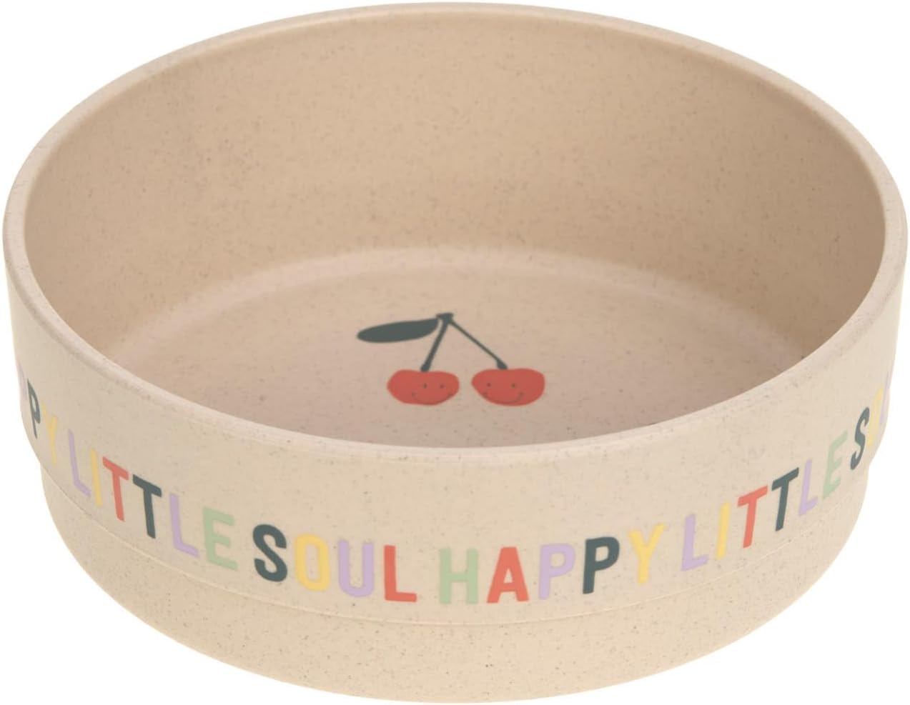 Detalle de LÄSSIG Dish Set Happy Fruits Cherry : ensemble de vaisselle enfant (assiettes, tasses, bols, cuillères) sans BPA