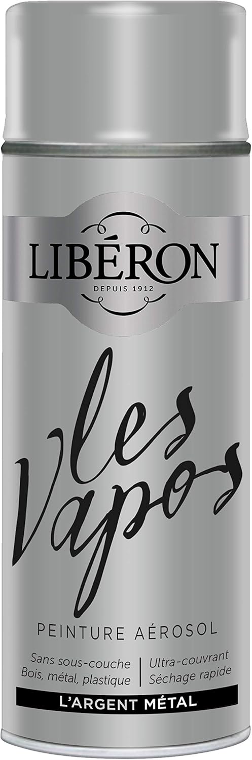 Thumbnail 3 de Libéron Peinture aérosol Les vapos Le Blanc Pur Pur Satin 400 ml
