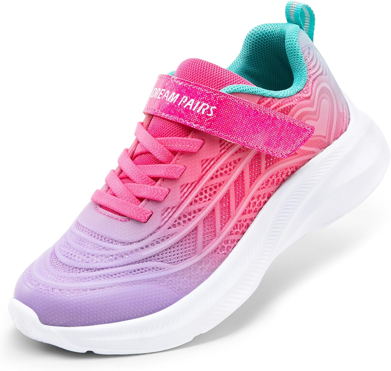 Thumbnail 6 de DREAM PAIRS Girls Kids Tennis Sparkle Ease Lightweight Sneakers
