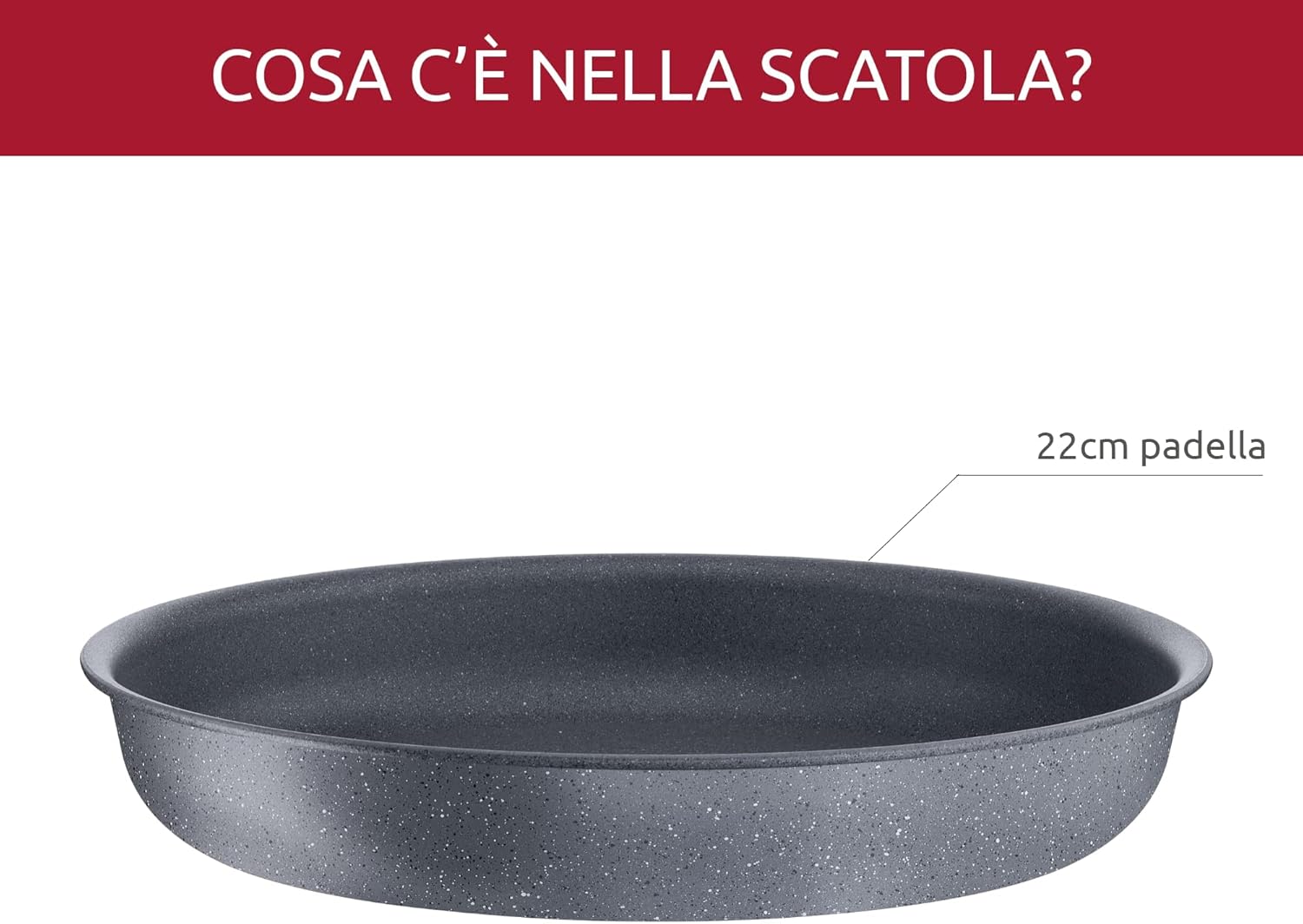 Thumbnail 2 de Lagostina Ingenio Mineralis padella da 22 cm in alluminio riciclato con indicatore di calore