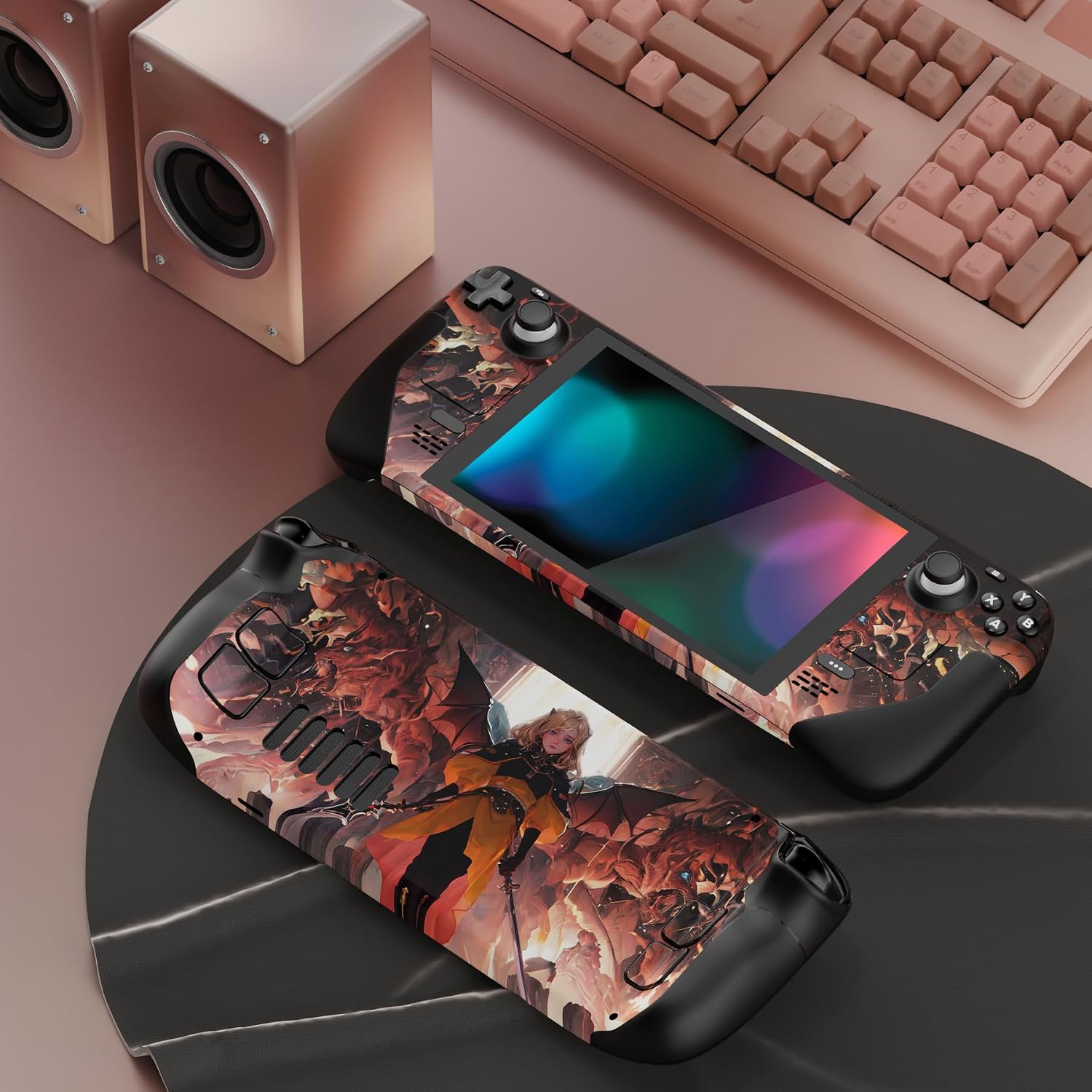 Detalle de playvital Steam Deck protective skin set