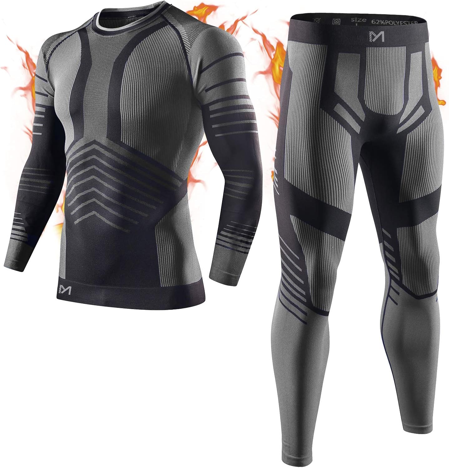 Thumbnail 6 de MEETYOO Intimo termico uomo Maglia e Leggings