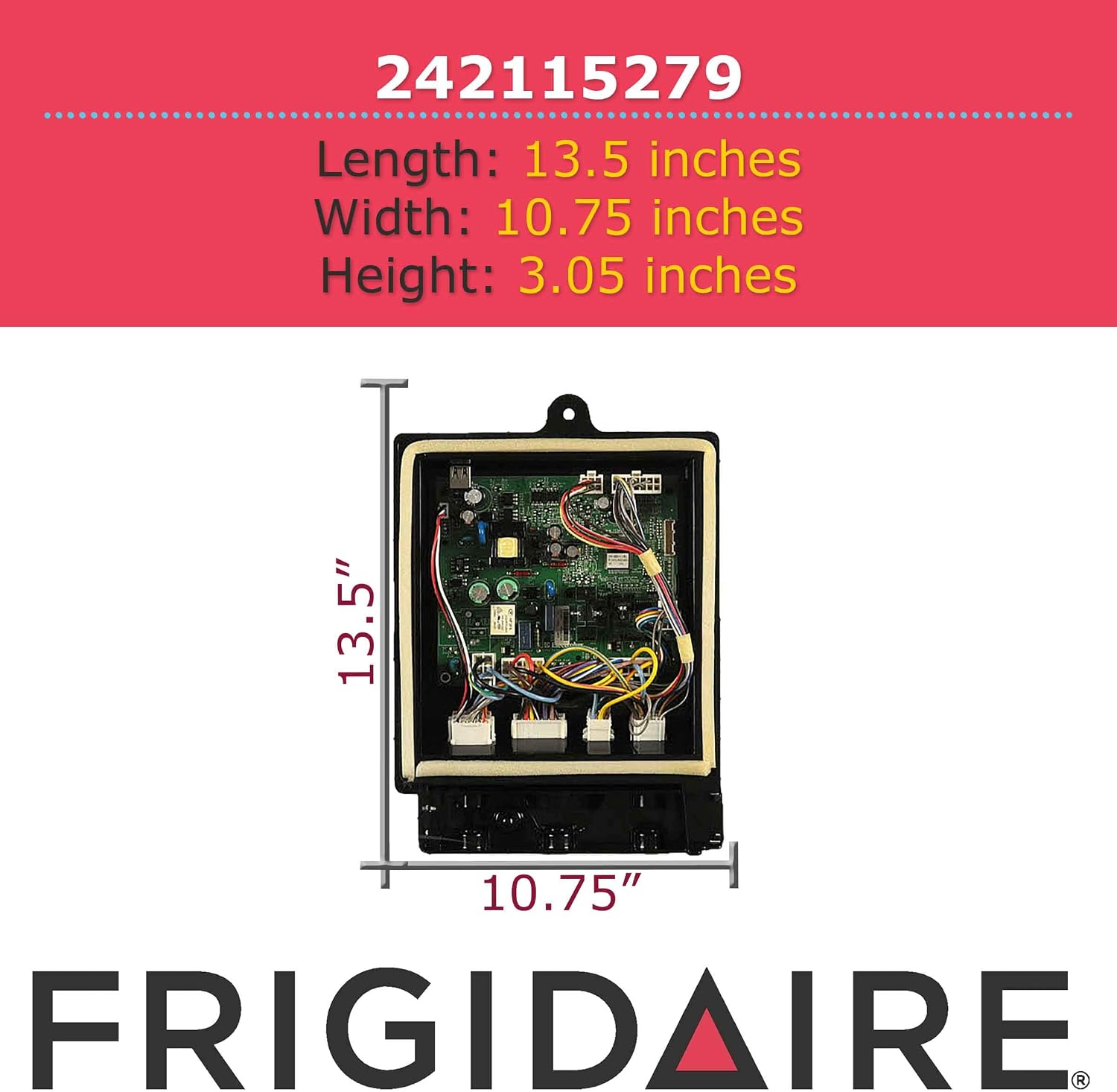 Detalle de Frigidaire Refrigerator Main Control Board 242115279