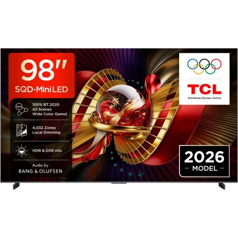 Detalle de TV TCL QLED Mini LED C8L 98C8L, 98" 4K UltraHD, 144 Hz, Google TV y Dolby Vision