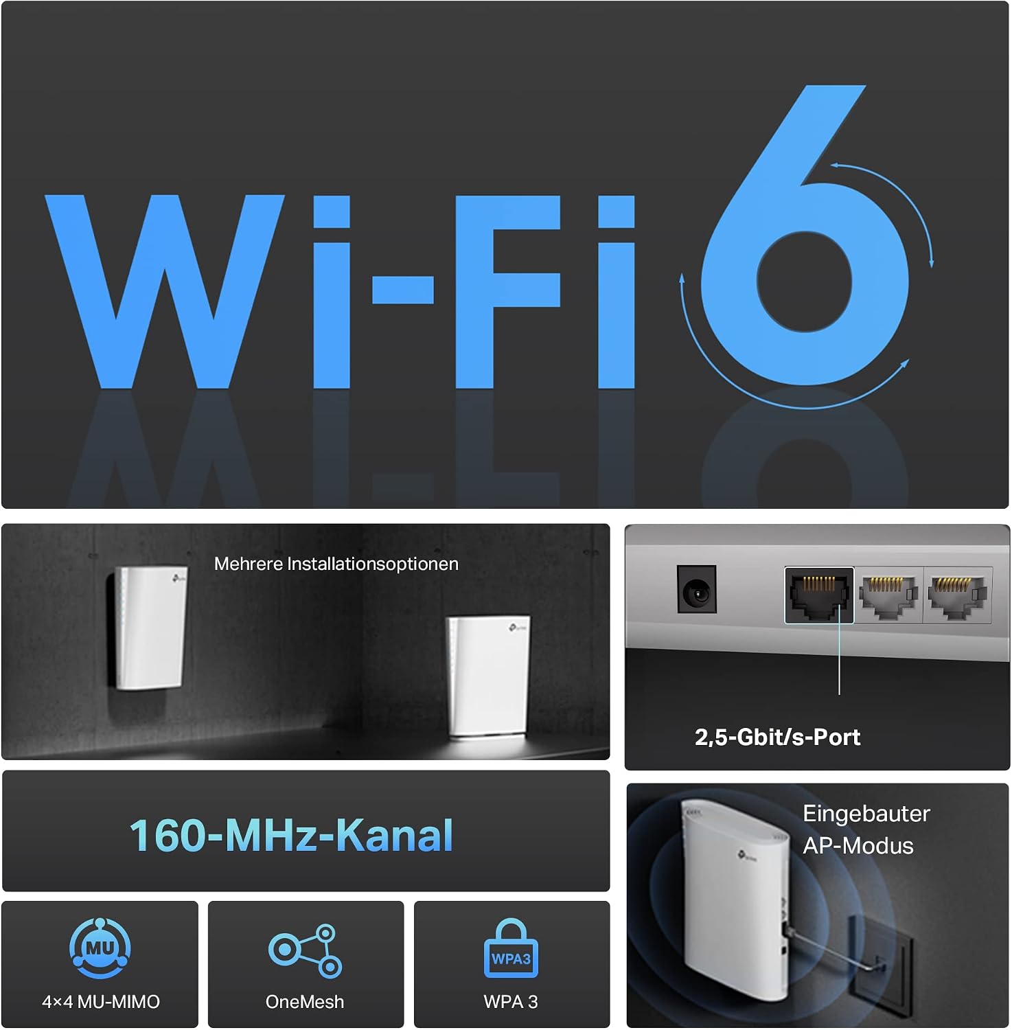 Thumbnail 3 de TP-Link RE900XD Repeater AX6000 WiFi 6