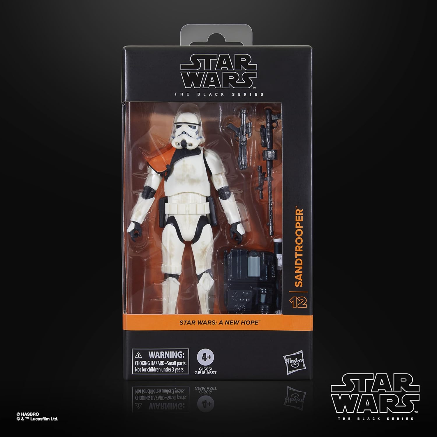 Thumbnail 1 de Star Wars The Black Series Sandtrooper – Figurine de collection 15 cm (Un Nouvel Espoir)
