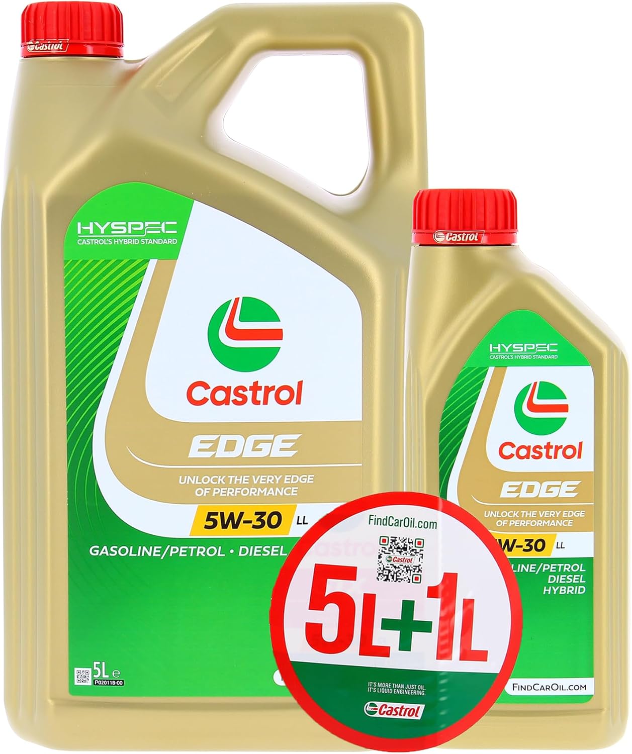 Detalle de Castrol EDGE 5W-30 LL 5L 🛢
