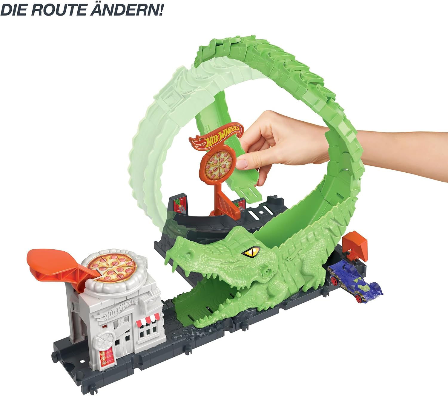 Thumbnail 4 de Hot Wheels HKX39 Krokodilangriff 4+