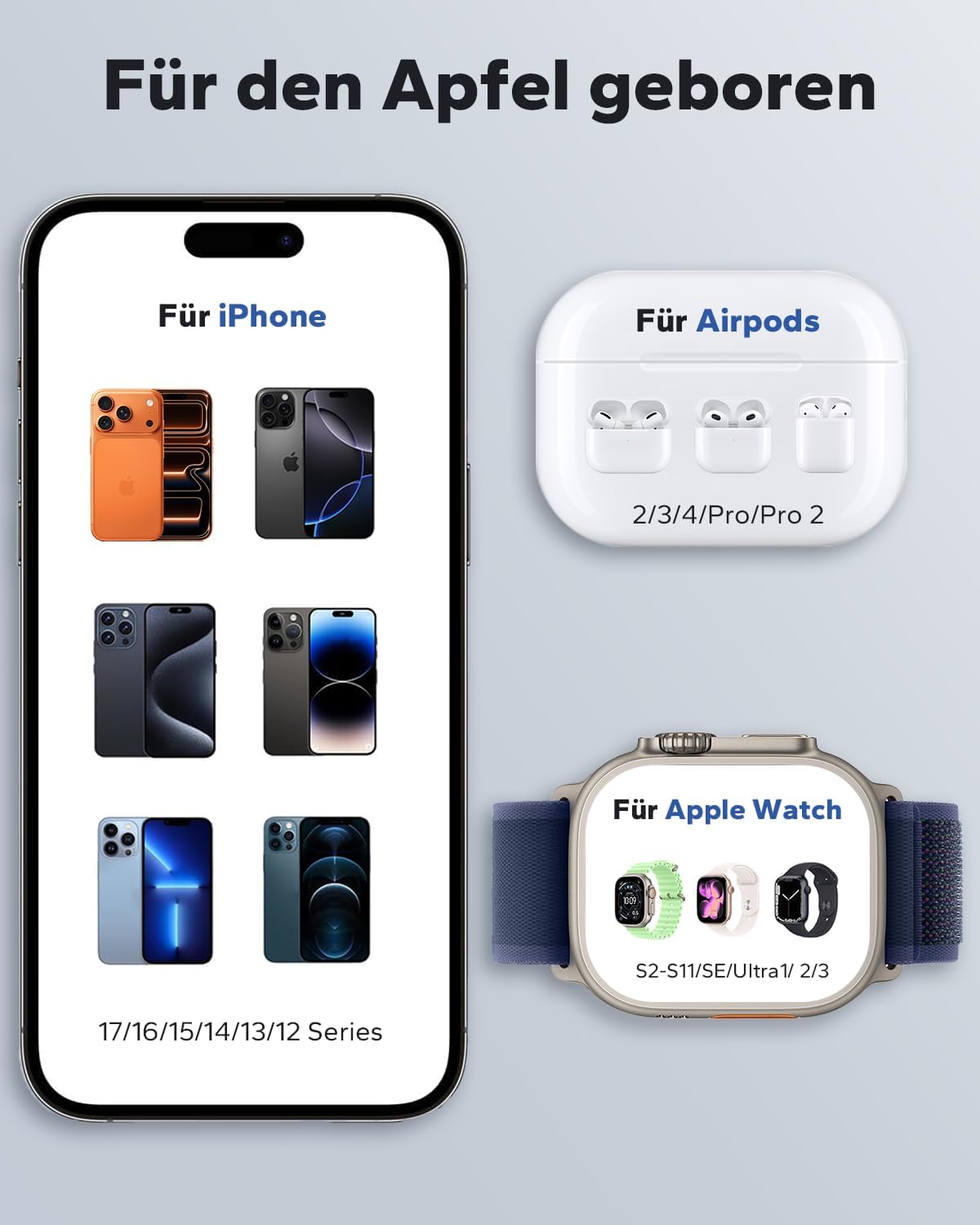 Thumbnail 5 de KPON 3-in-1 Ladestation für iPhone und Watch