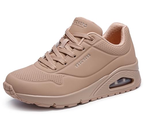 Thumbnail 5 de Skechers Damen UNO Stand ON AIR Sneakers – Sand Durabuck, Größe 36 EU