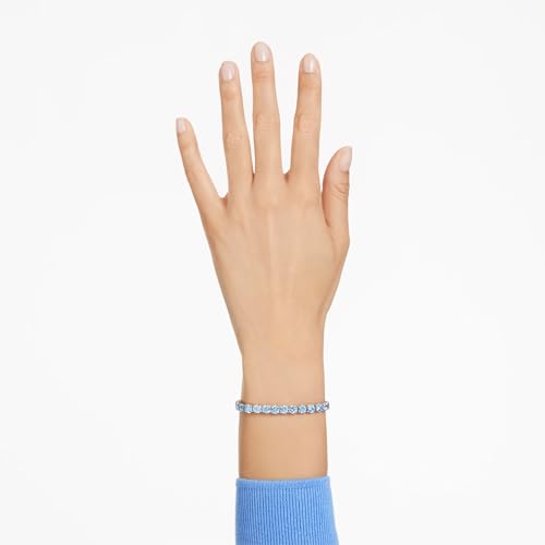 Detalle de Swarovski Pulsera Matrix Tennis pulsera 1 talla azul