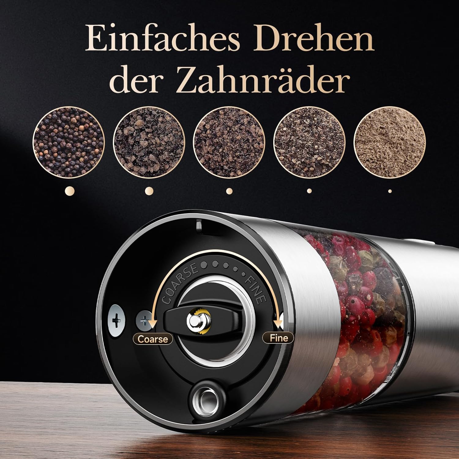 Thumbnail 3 de Variglas 01S elektrische Pfeffermühlen 90 ml 🧂