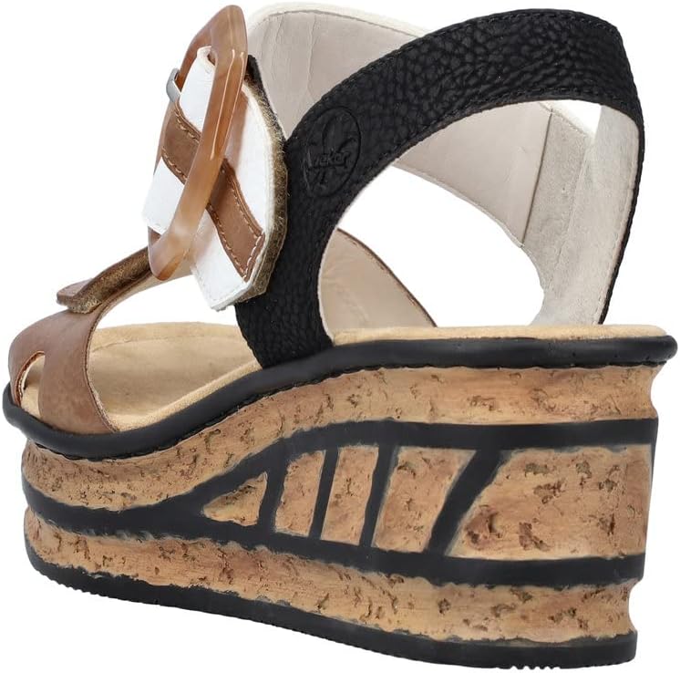 Thumbnail 2 de Rieker Damen Keilabsatz Sandalen – Komfort trifft Stil