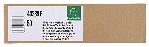 Thumbnail 5 de Exacompta 40339E – Carton de 50 bobines pour tickets de carte bancaire, 57 mm x 40 mm