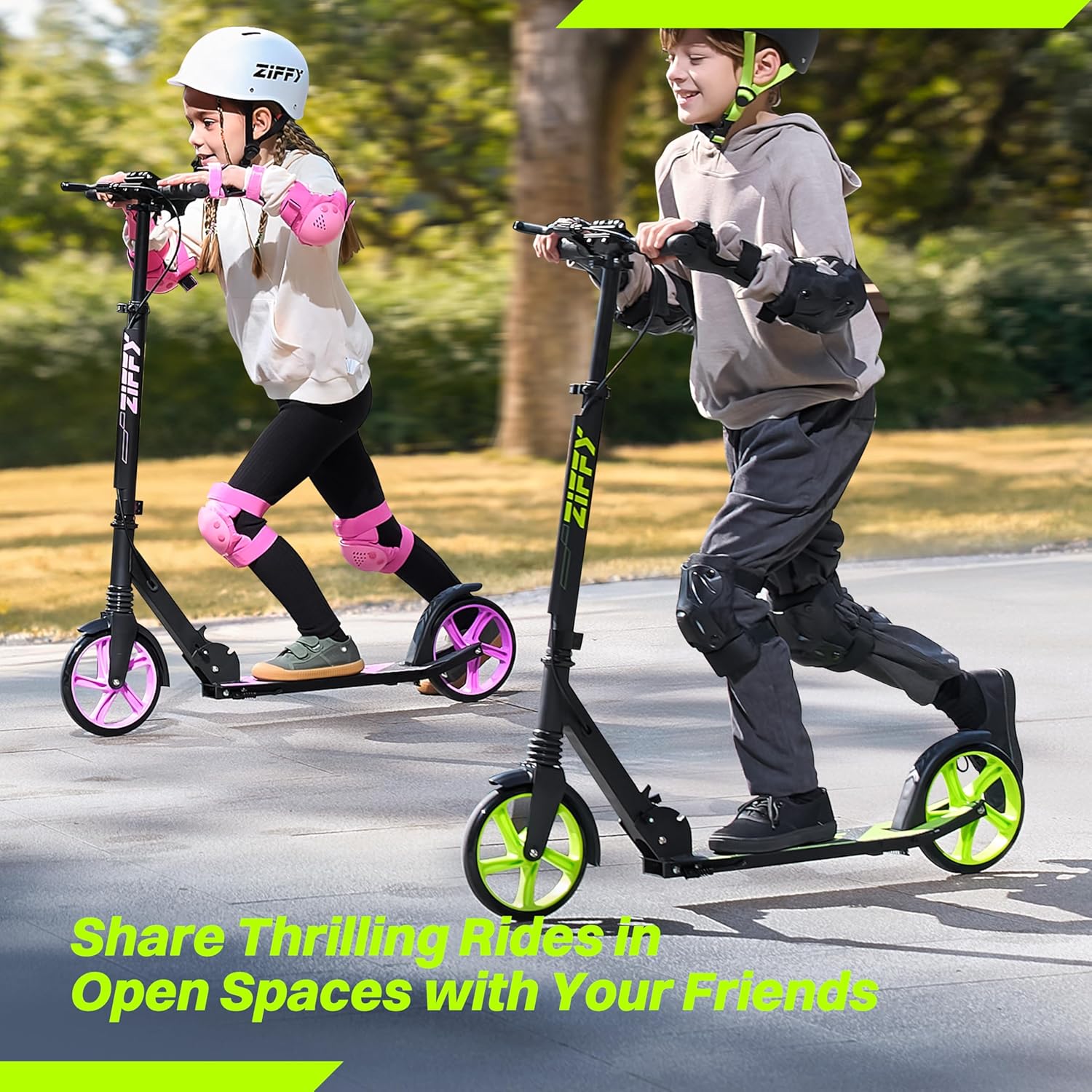 Thumbnail 5 de ZIFFY Foldable Kick Scooter 260 lbs 🛴