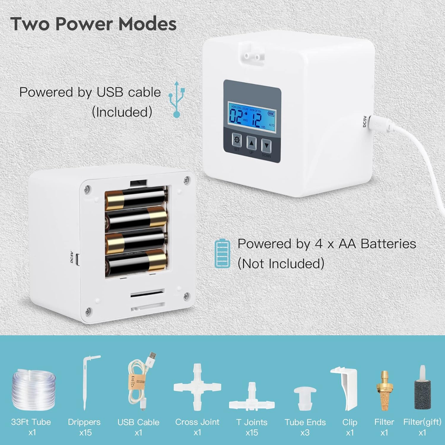 Thumbnail 6 de Landrip Irrigazione Automatica per Vasi: sistema di irrigazione a goccia per balcone e terrazzo