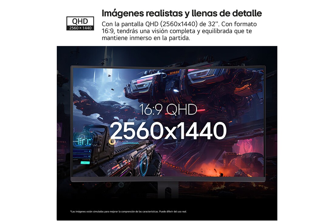 Thumbnail 5 de LG UltraGear 32G600A-B OUTLET Monitor gaming 32" QHD 180 Hz