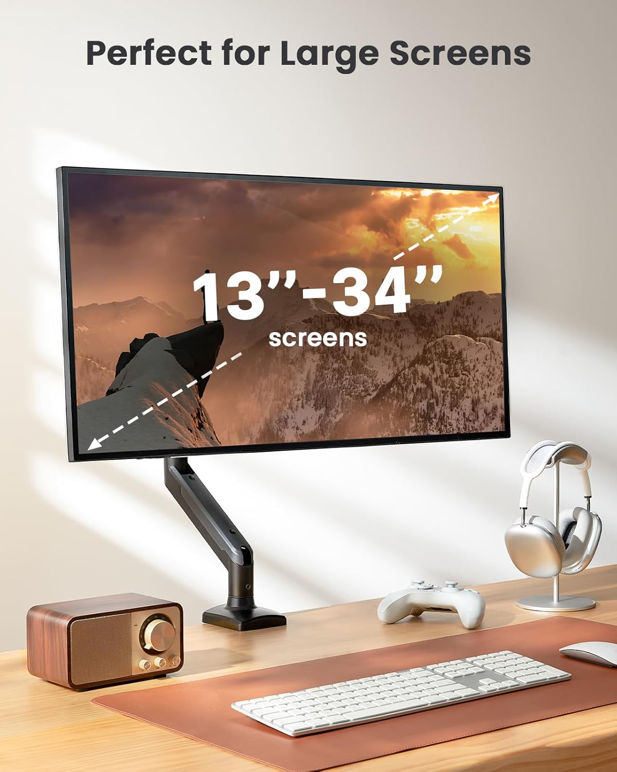 Detalle 2 de ErGear Monitorhalterung 13–34 Zoll mit 10 kg Tragfähigkeit