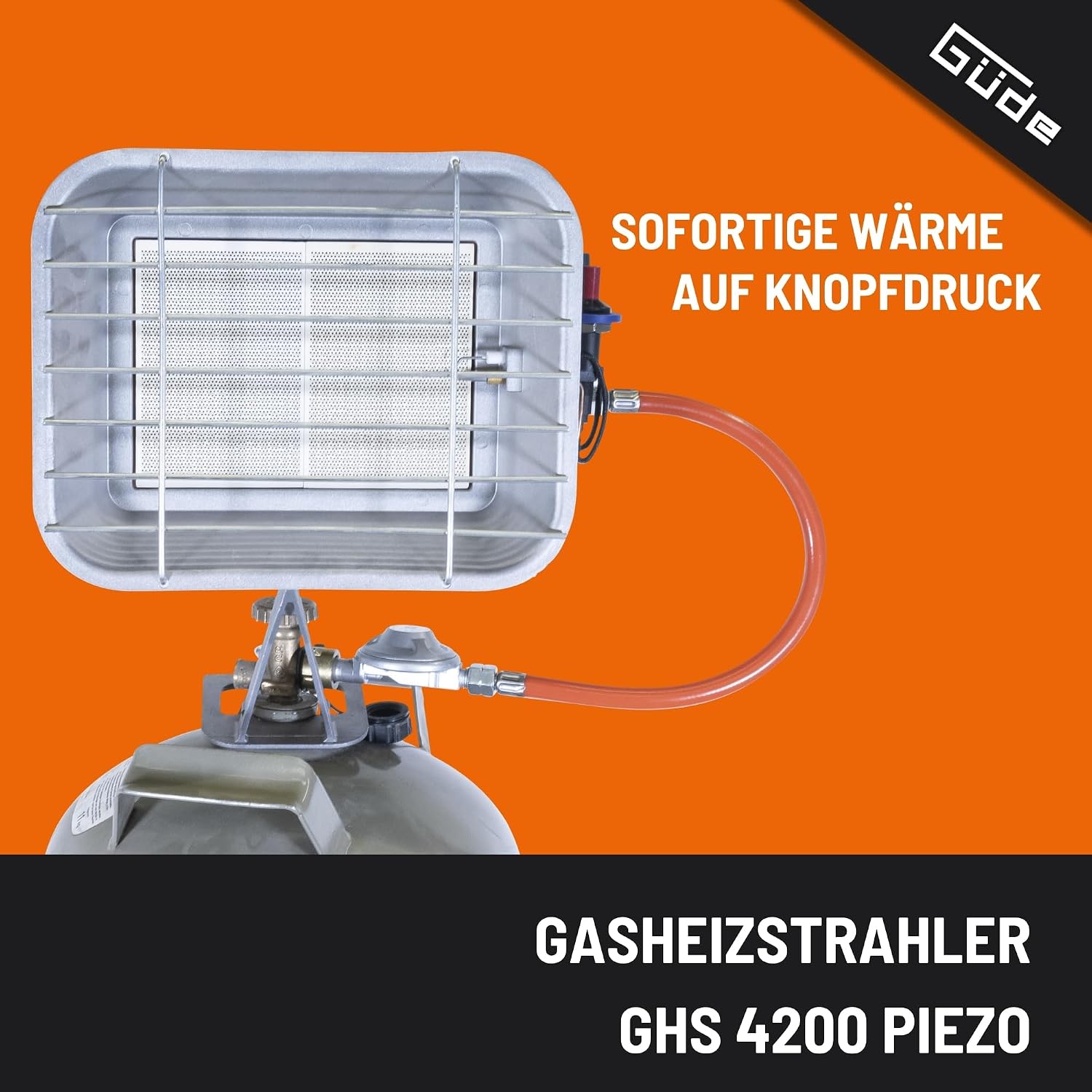 Thumbnail 1 de Güde Ghs 4200 (17306) Gas Heater with Piezo Ignition, 4.5 kW
