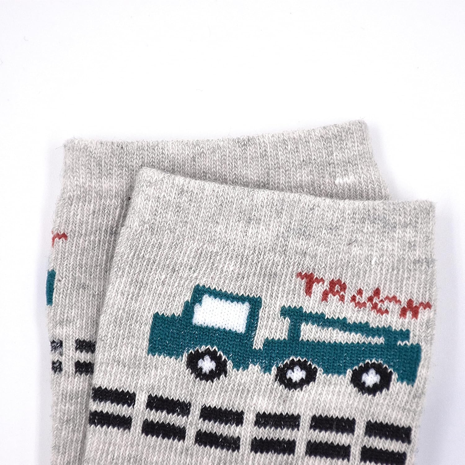 Thumbnail 6 de TRAMLE Boys’ 12-Pair Cotton Crew Socks (Cartoon, Cosy & Breathable) for Ages 1–7