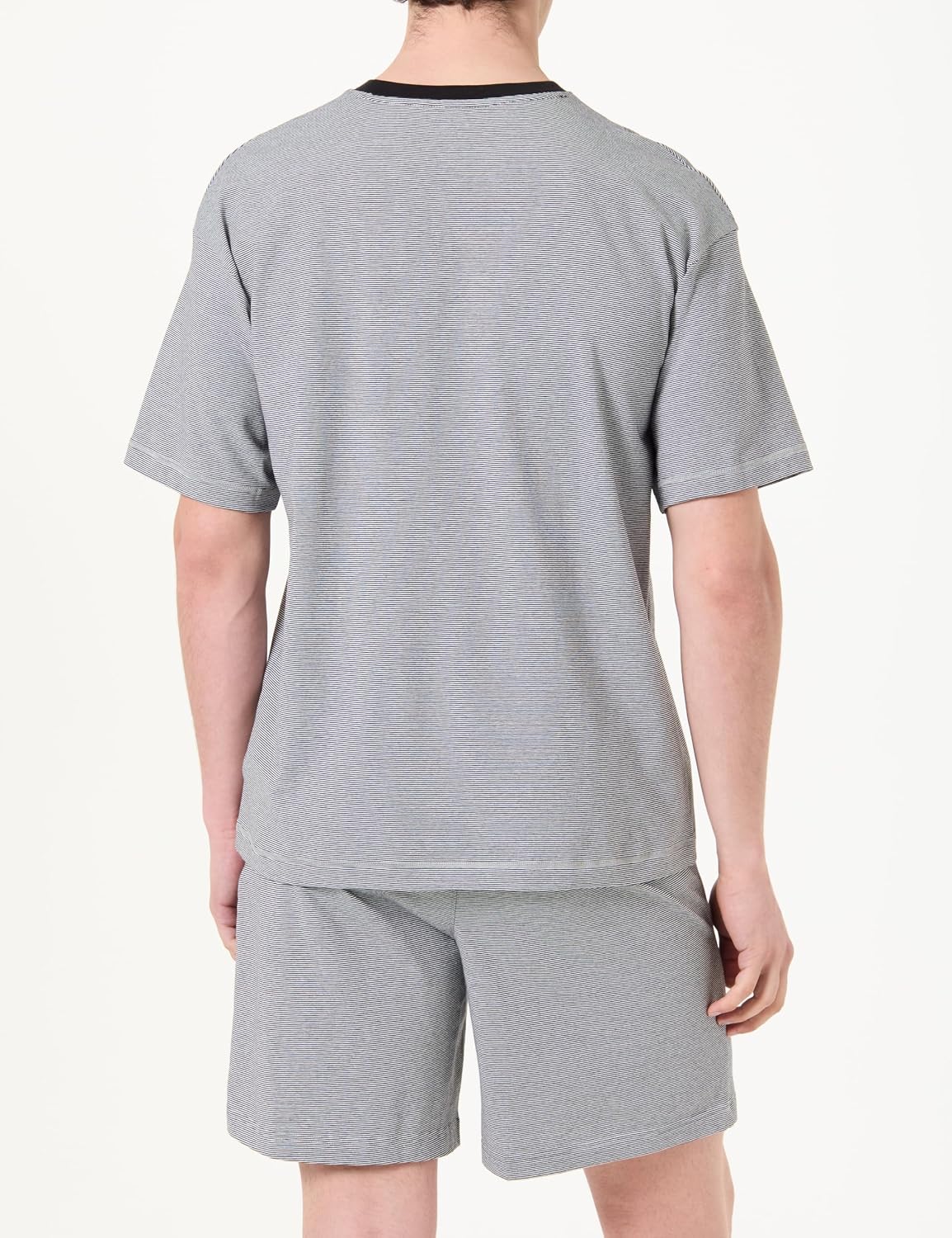 Detalle de Tommy Hilfiger SS Jersey Pj Set Mini Stripe UM0UM03846 Set Uomo